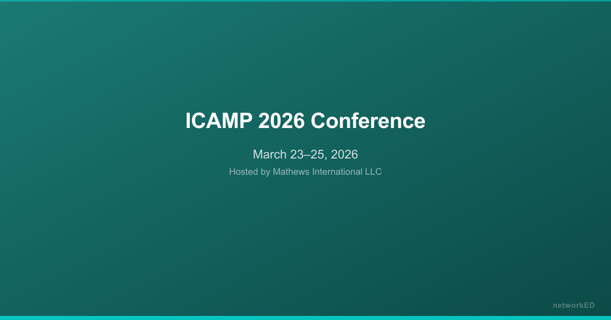 ICAMP 2026 Conference
