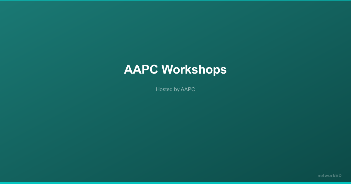 AAPC Workshops