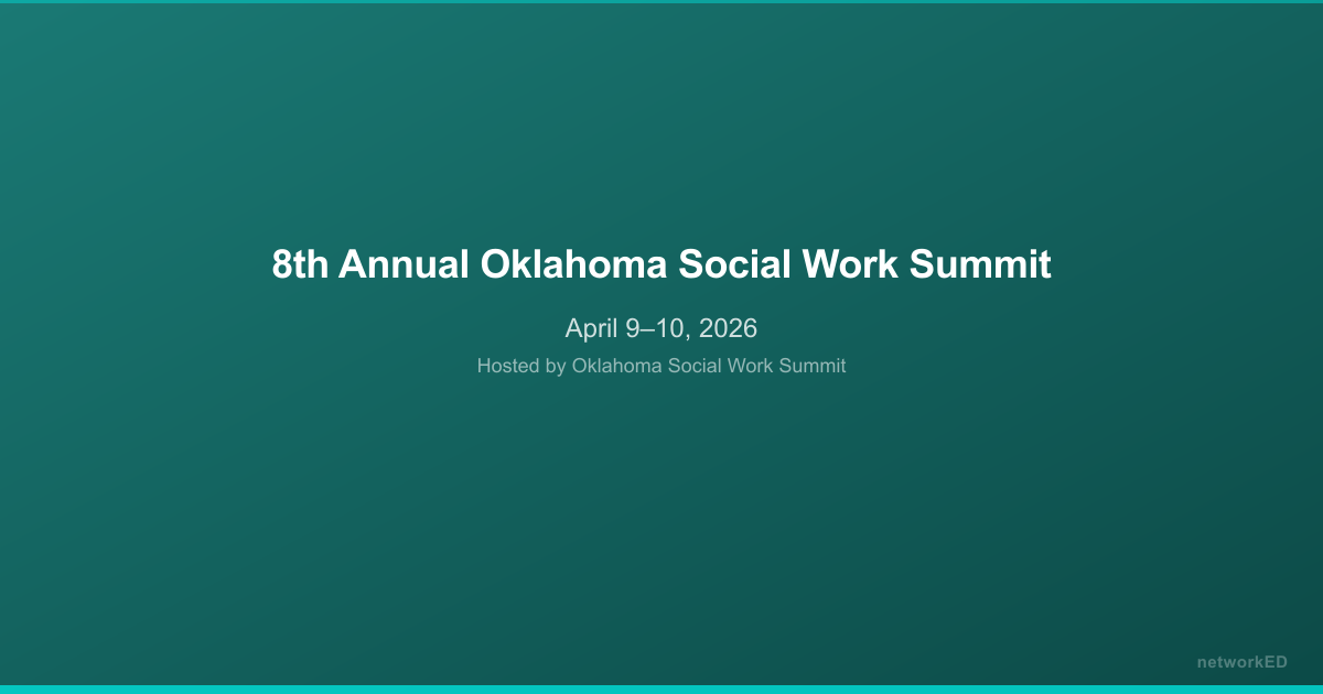 8th Annual Oklahoma Social Work Summit